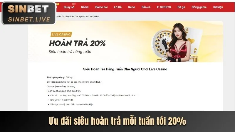 Thưởng nạp lại hàng ngày 89vin